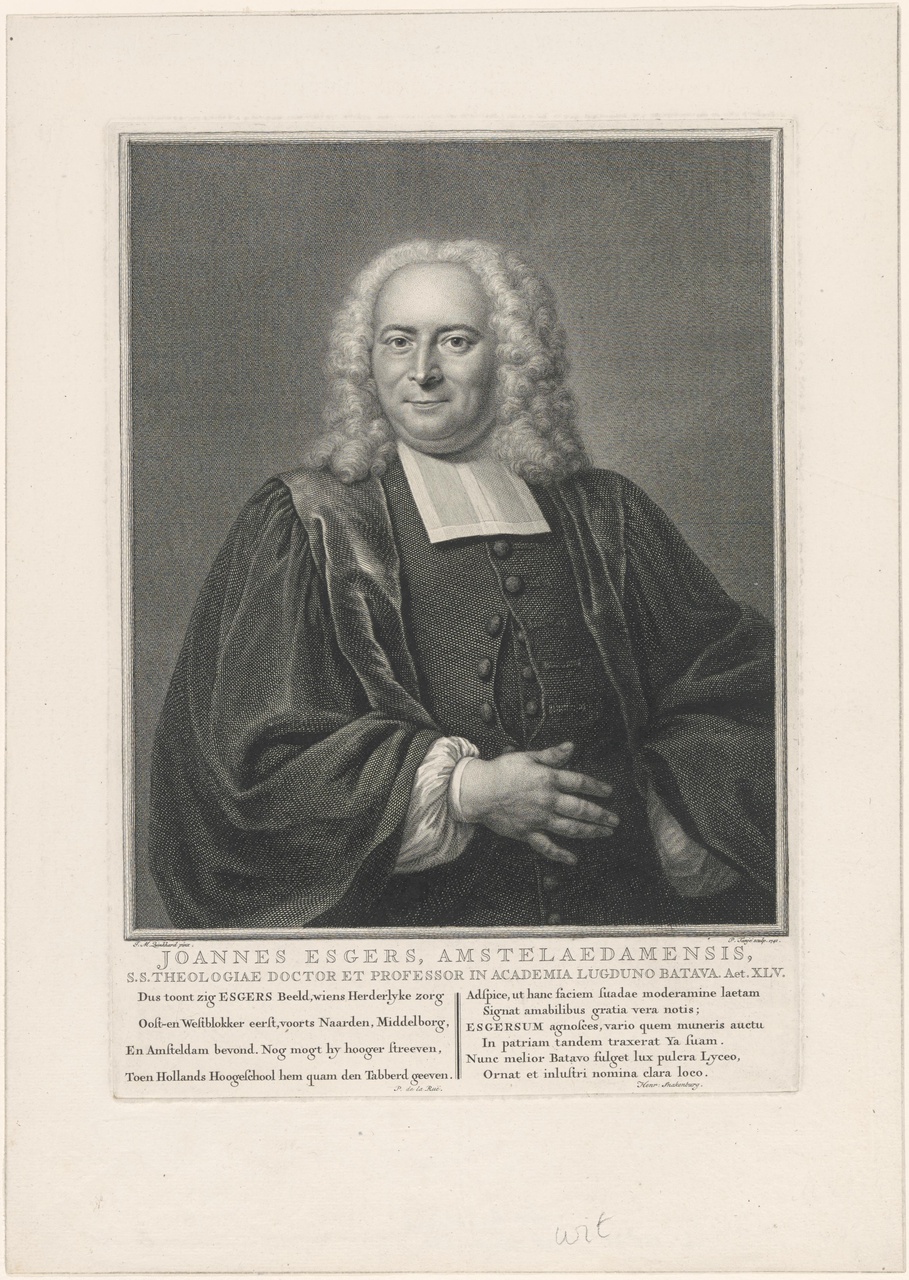 Portret van Johannes Esgers (1695-1755)