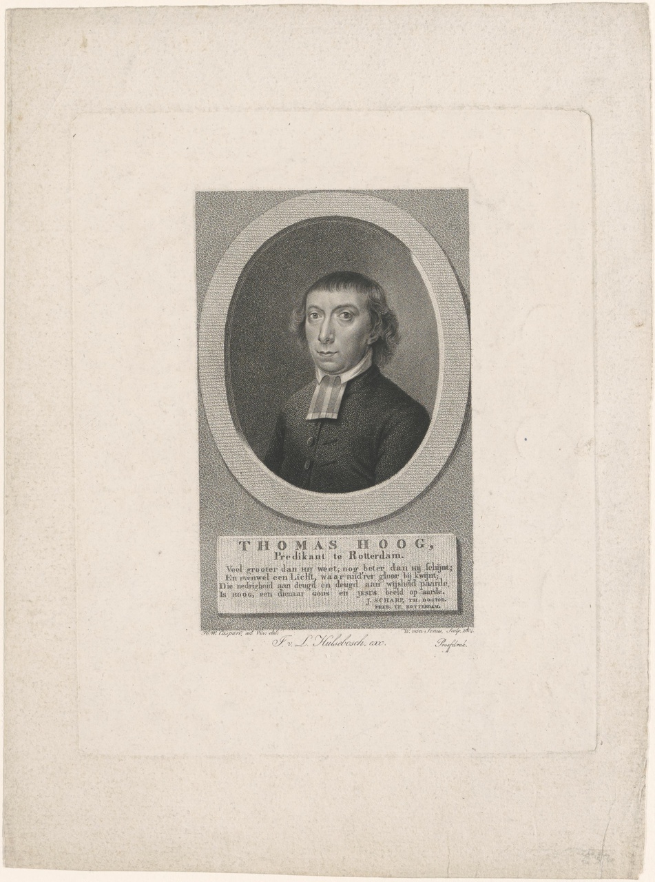 Portret van Thomas Hoog (1763-1828)