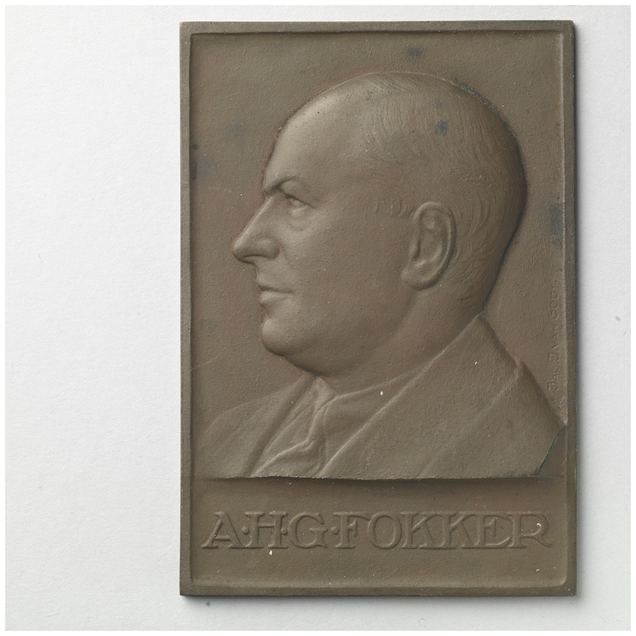 Ereplaquette A.H.G. Fokker