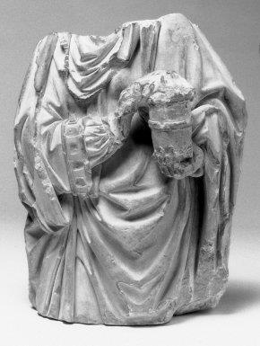 Heilige graf- of grafleggingsgroep met heilige vrouw