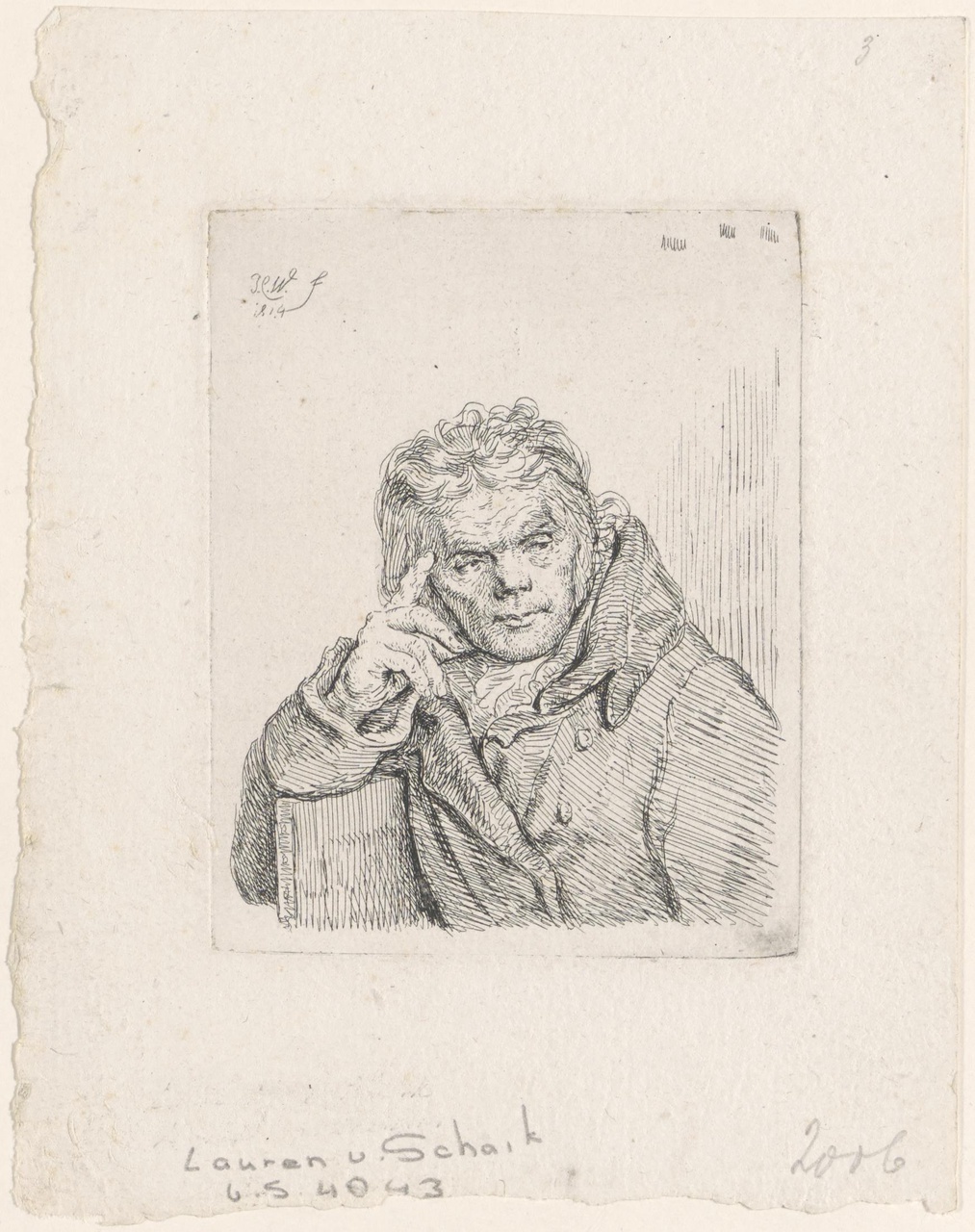 Portret van Laurens van Schaik (ca.1776-1820)
