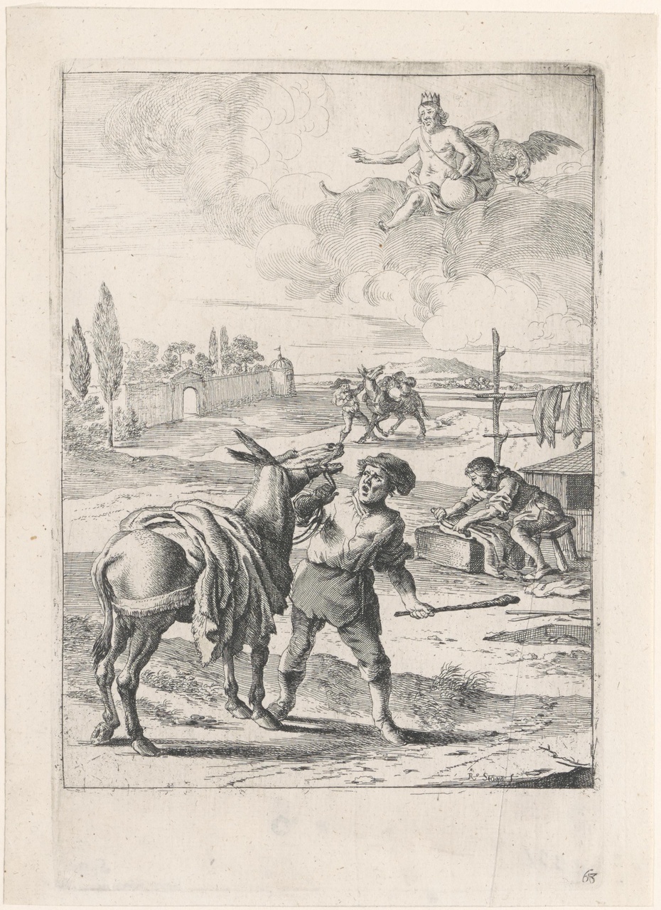 Jupiter en de ezel (de fabels van Aesopus)