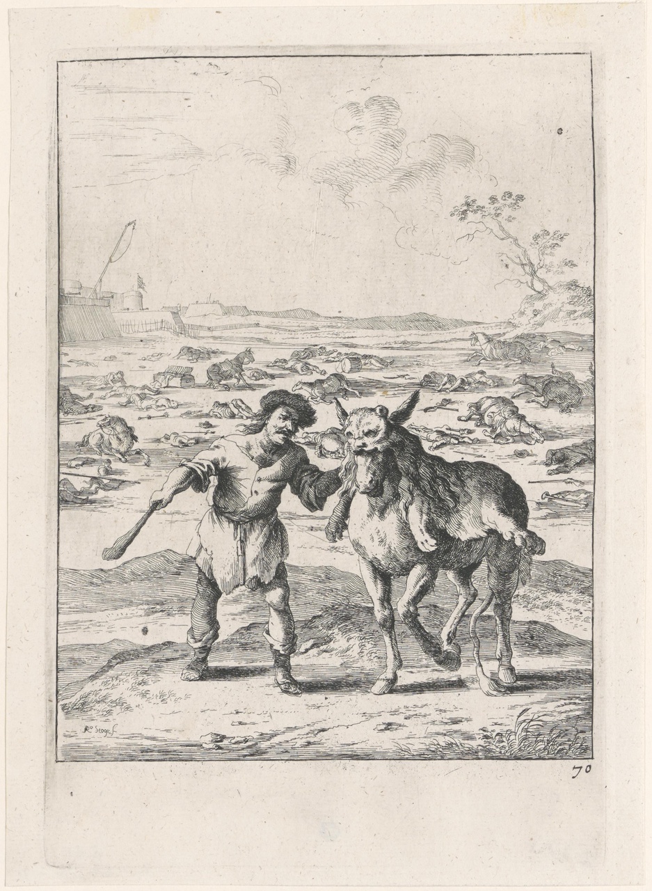 De ezel met de leeuwenhuid (de fabels van Aesopus)