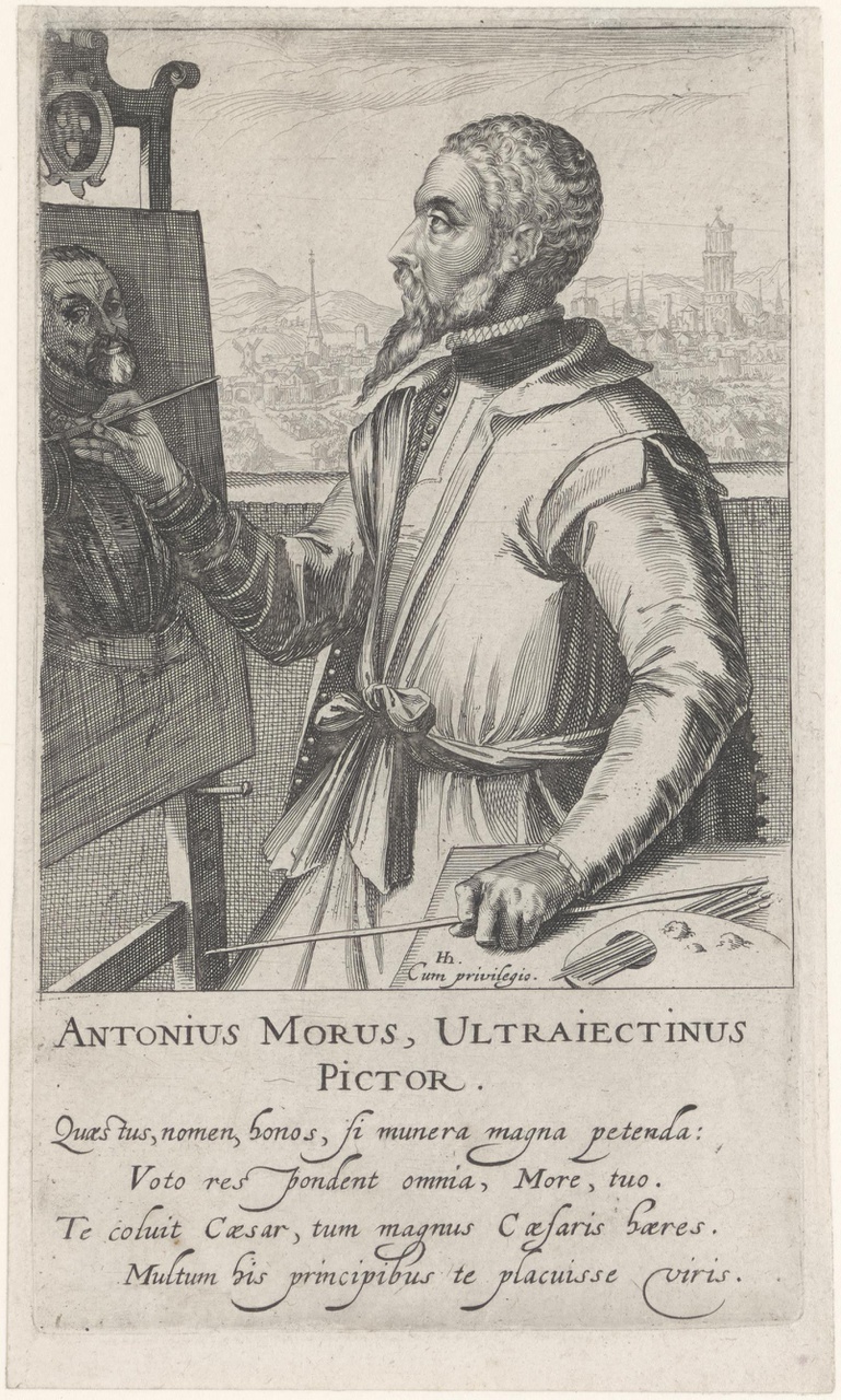Portret van Anthonie Mor van Dashorst (1519-1576)