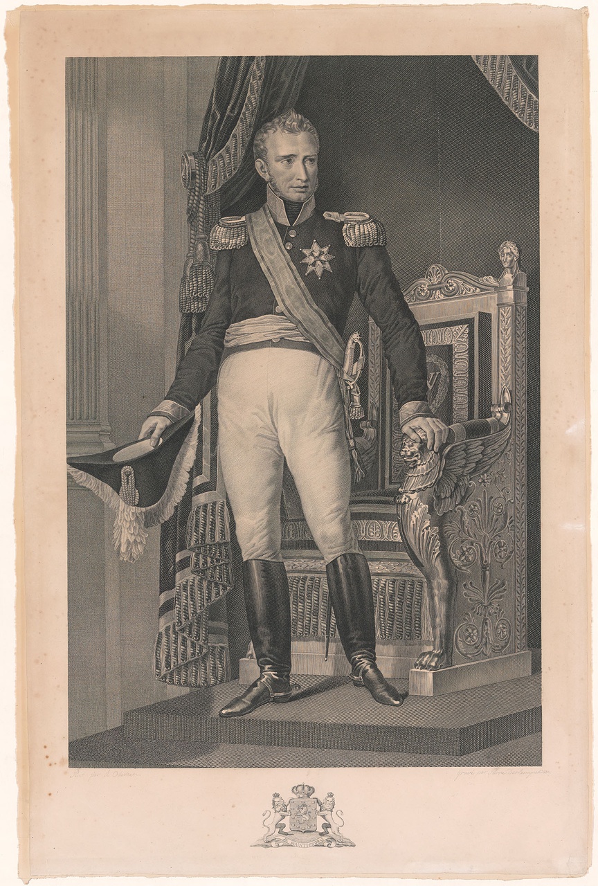 Portret van koning Willem I (1772-1843)