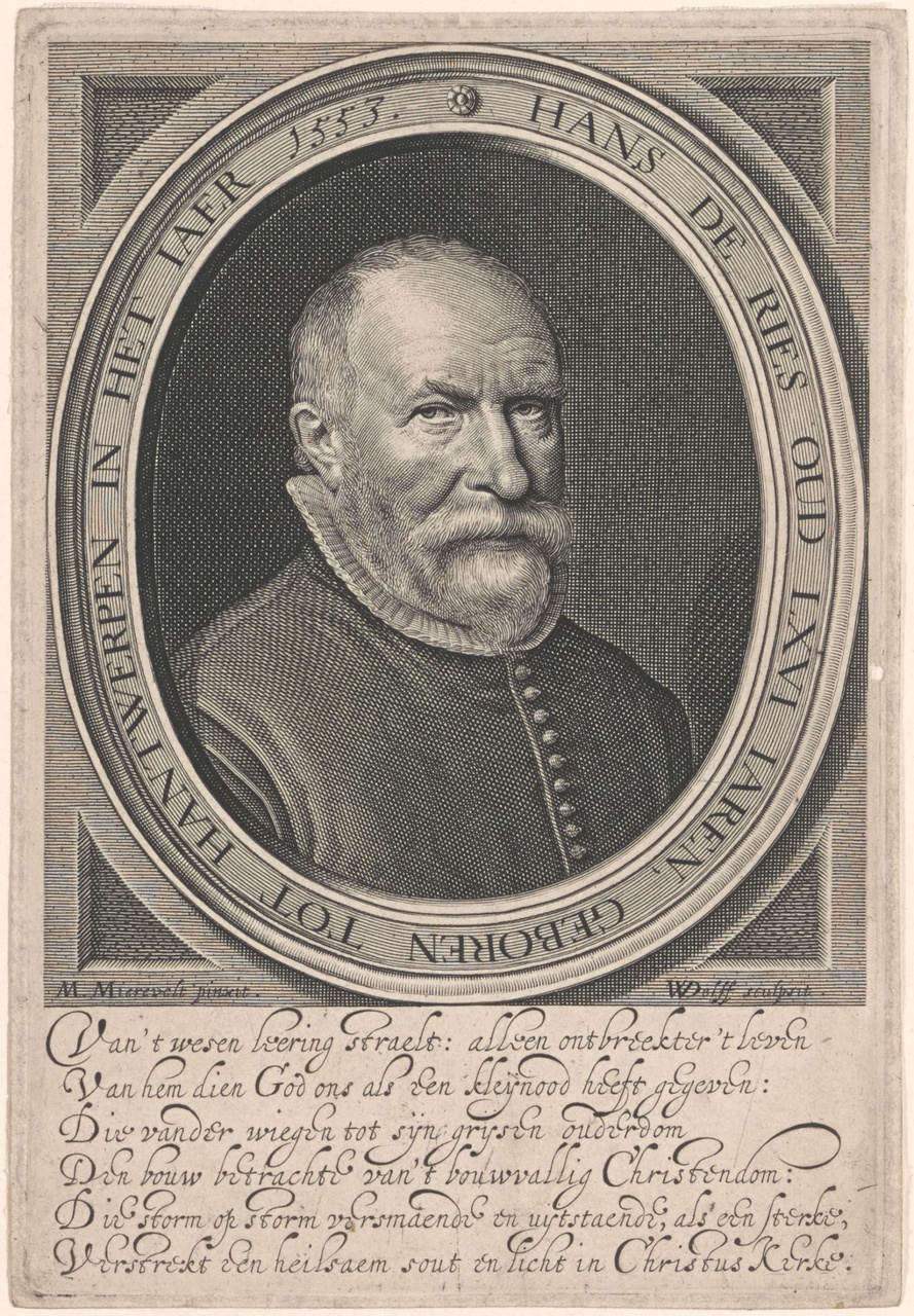 Portret van Hans de Ries (1553-1638)