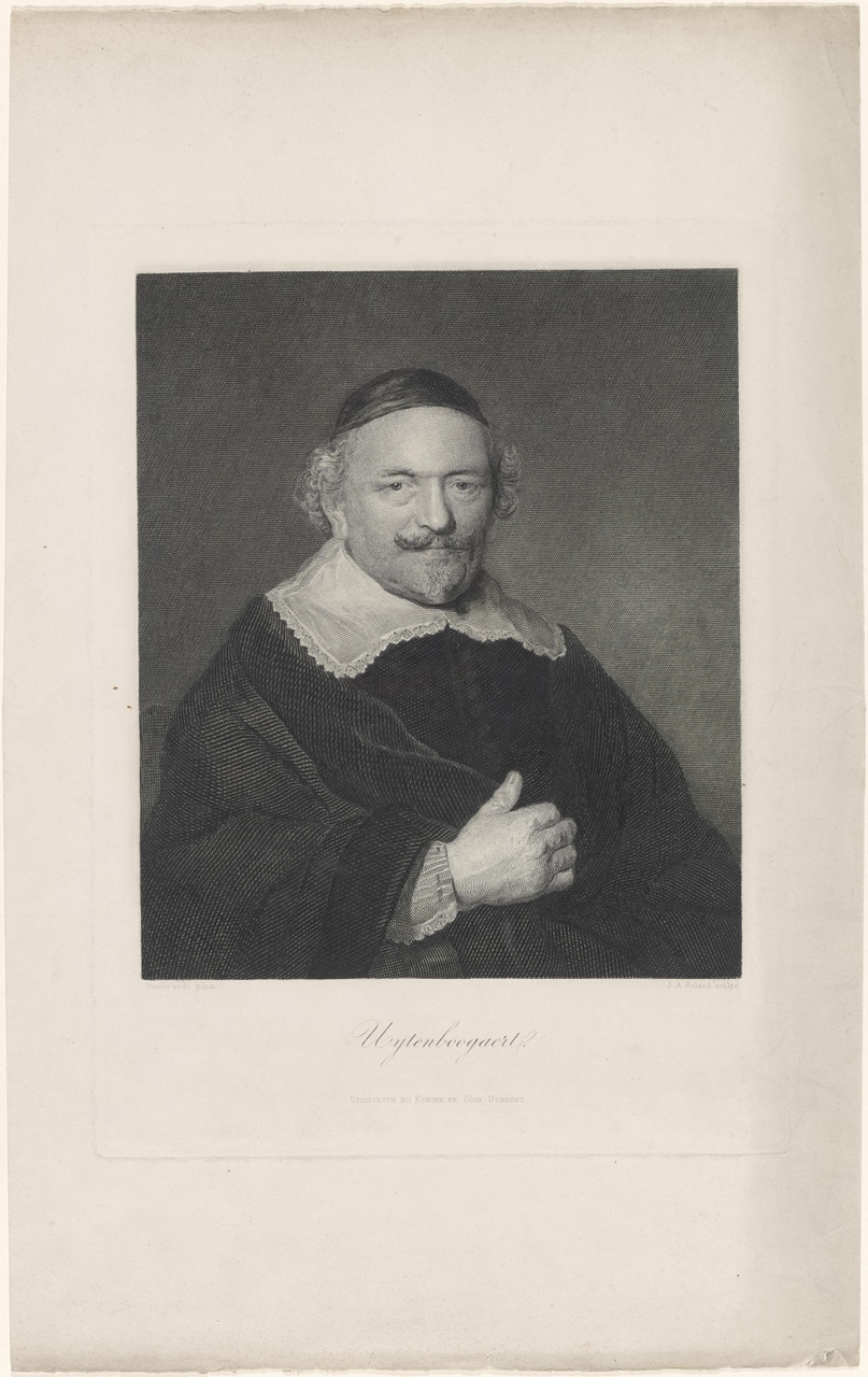 Portret van Johannes Uytenboogaert (1557-1644)