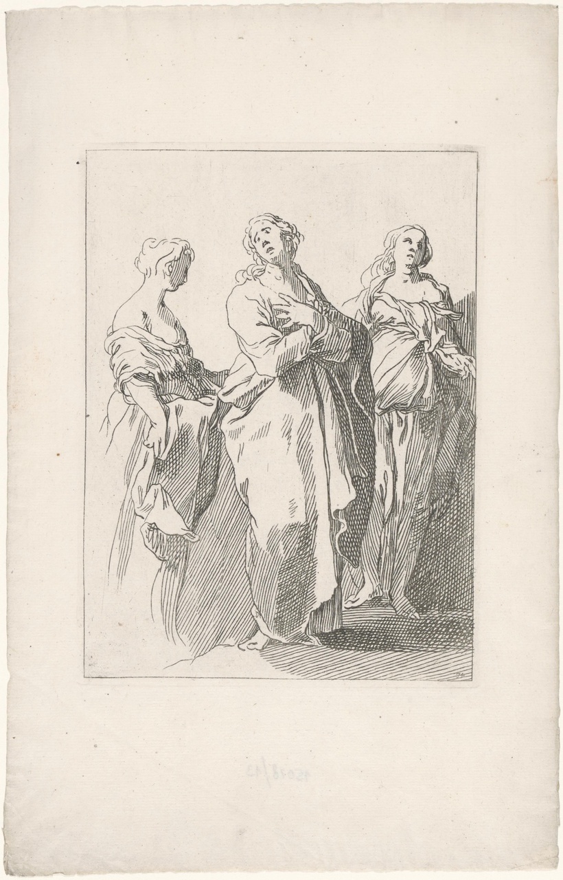 Drie vrouwenfiguren