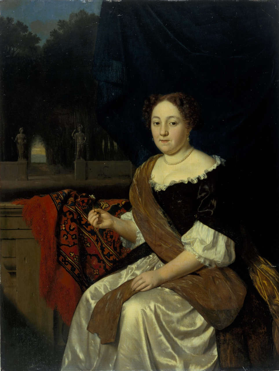 Portret van Sara van Peene(n) (?-1695), echtgenote van Jacob Adriaan Cunaeus