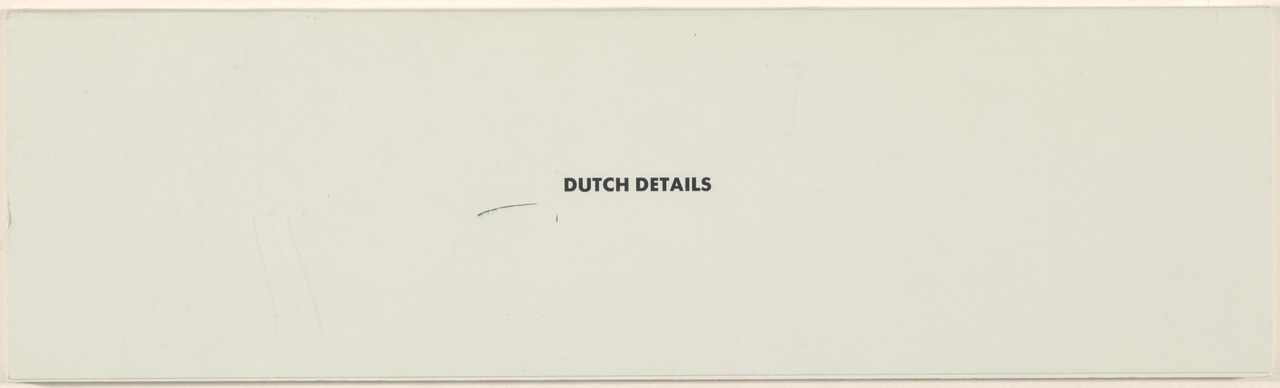 Dutch details