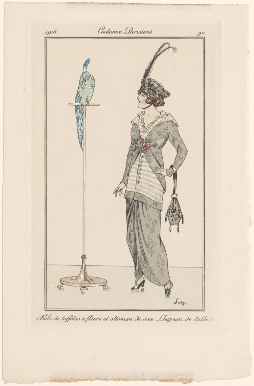 Modeprent uit Le Journal des Dames et des Modes (1912-1914)