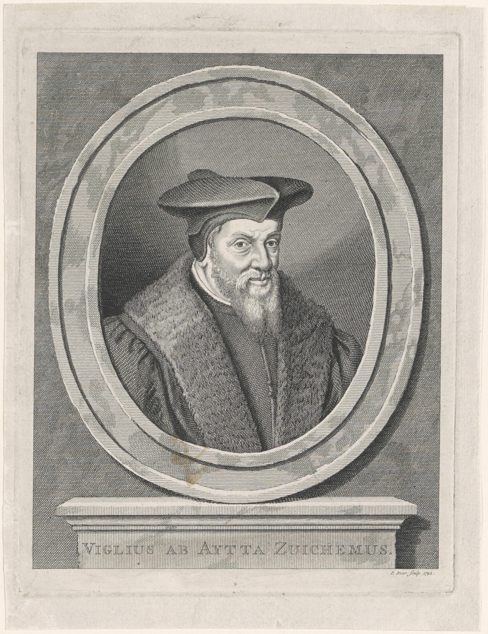 Portret van Aytta Zuichemus (1507-1577)