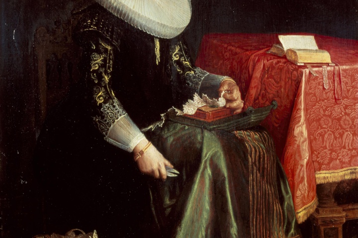 Portret van Eva Wtewael (1607-1635)