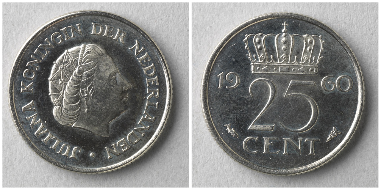 25 cent, Koninkrijk der Nederlanden