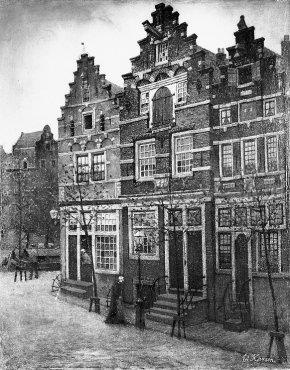 Oude huizen in Amsterdam