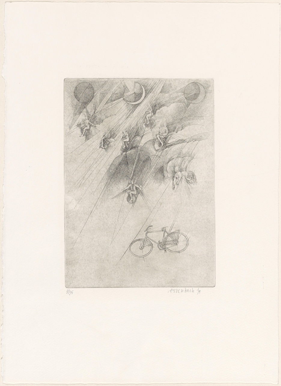 Illustratie De fiets 4