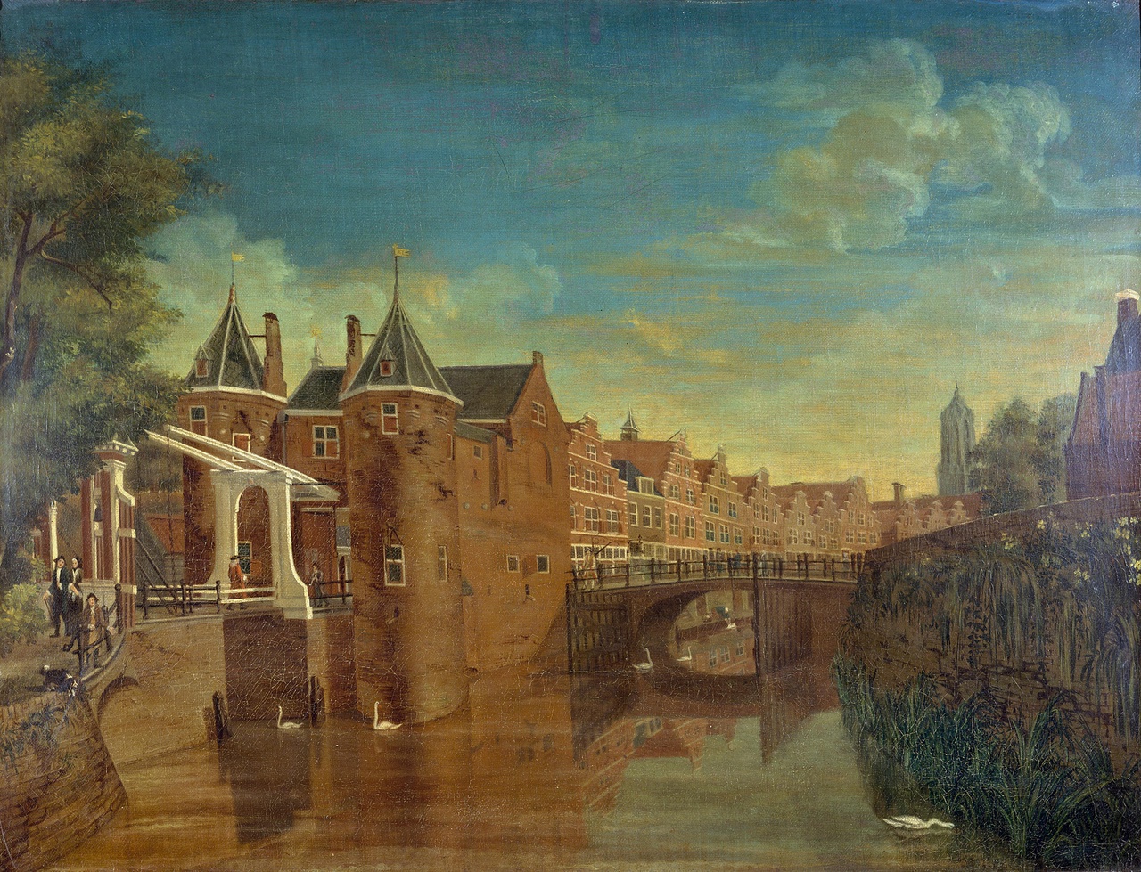 De Weerdpoort met de Zandbrug te Utrecht