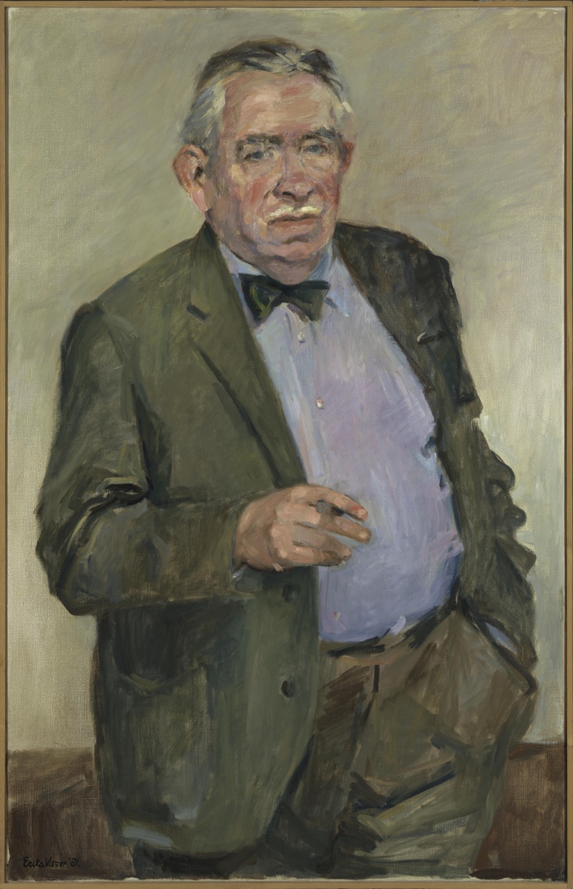 Portret van de schilder J.H. Moesman