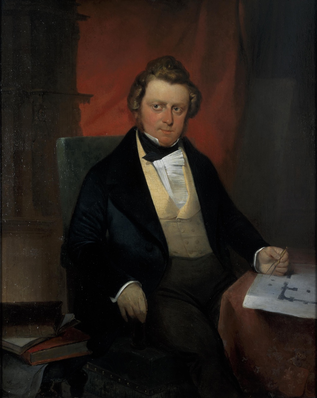 Portret van Christiaan Kramm (1797-1875)