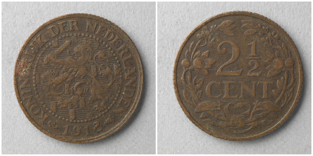 2½ cent, Koninkrijk der Nederlanden