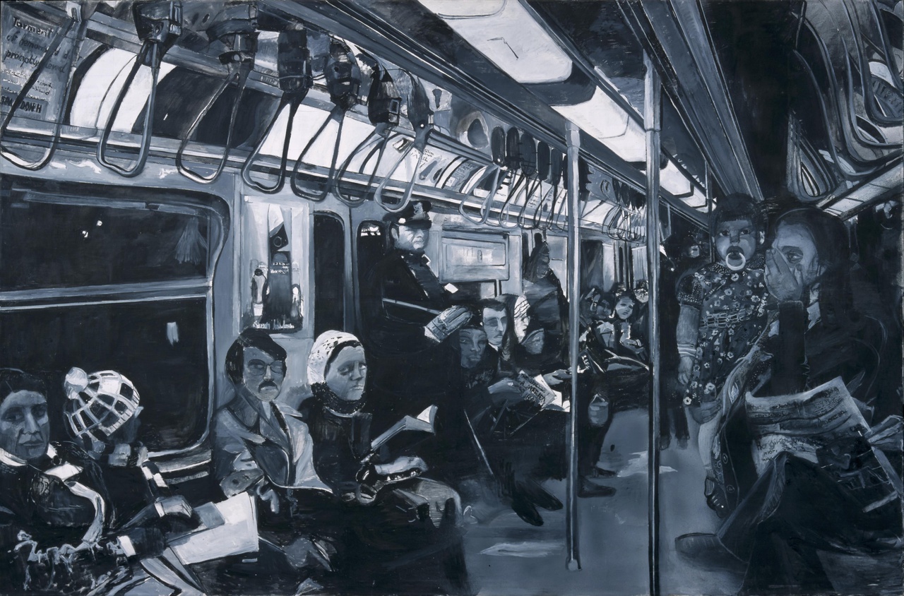 Subway in Brooklyn, New York, 1976