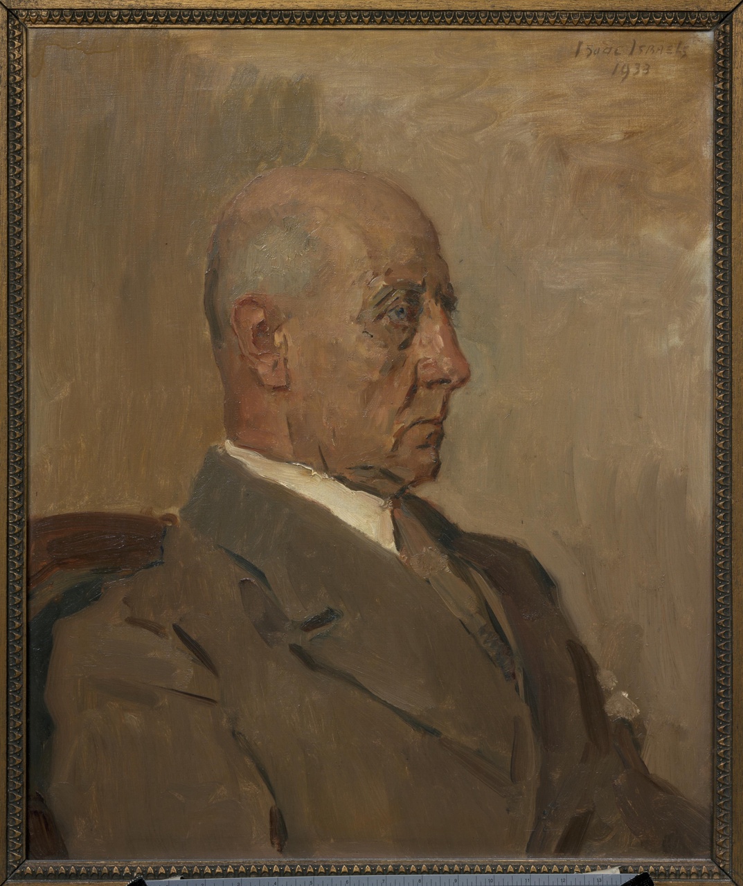Portret van W.A.F. Bannier, leraar Stedelijk Gymnasium, Utrecht