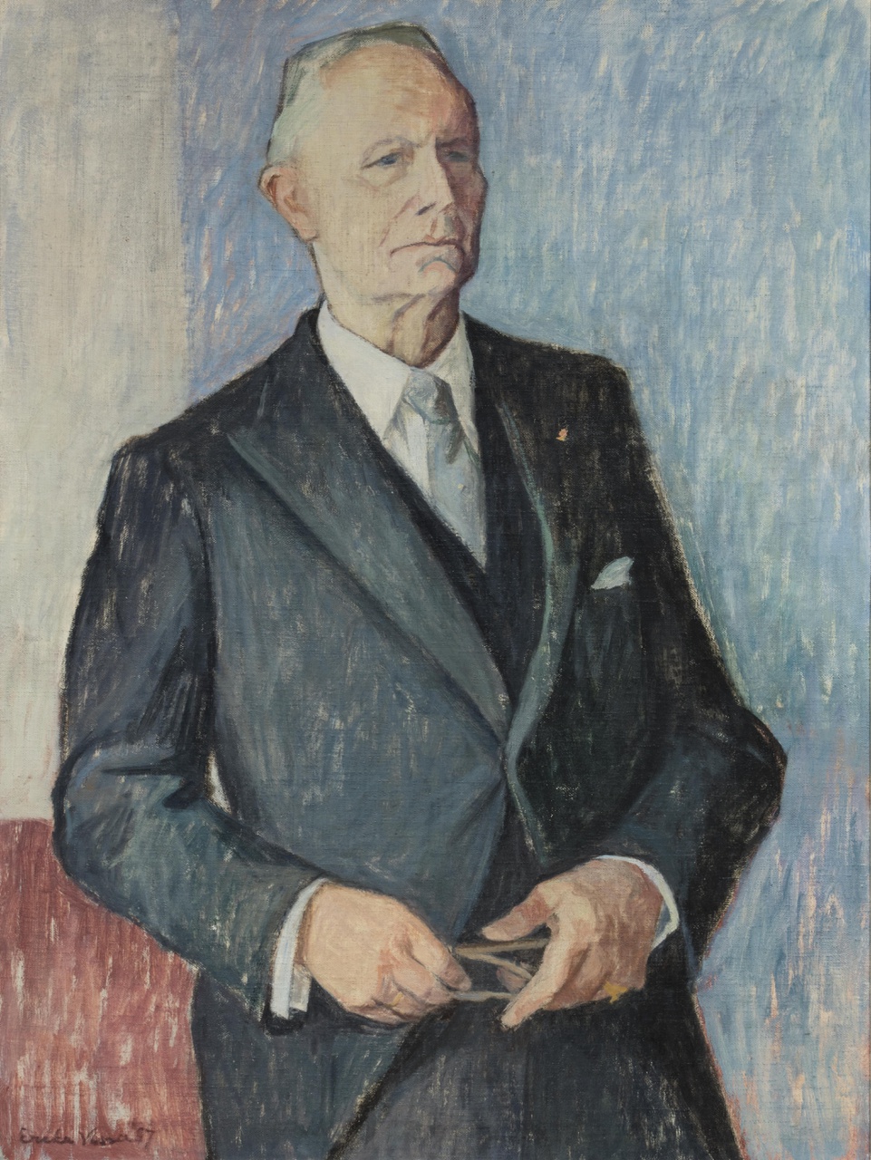 Portret van burgemeester dr. G.A.W. ter Pelkwijk