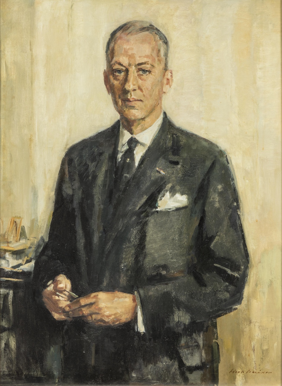 Portret van burgemeester De Ranitz