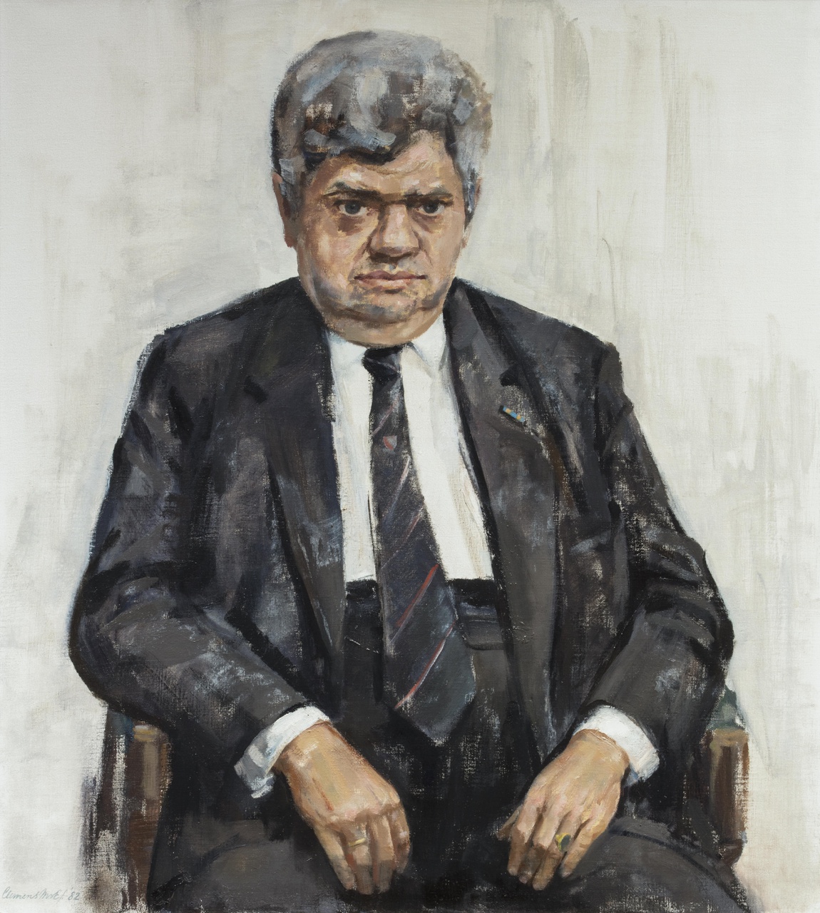 Portret van burgemeester H.J.L. Vonhoff
