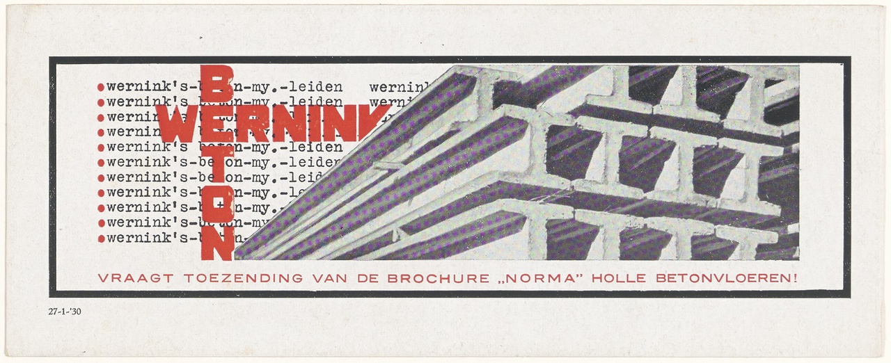 Vloeiblad voor holle betonvloeren van Wernink, Leiden