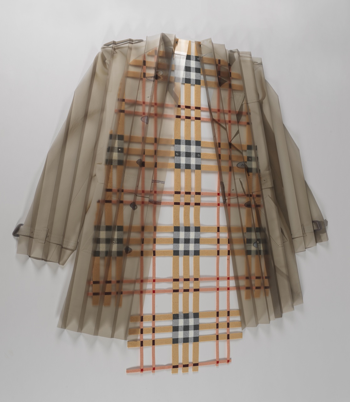 Trompe l'oeil Burberry outfit