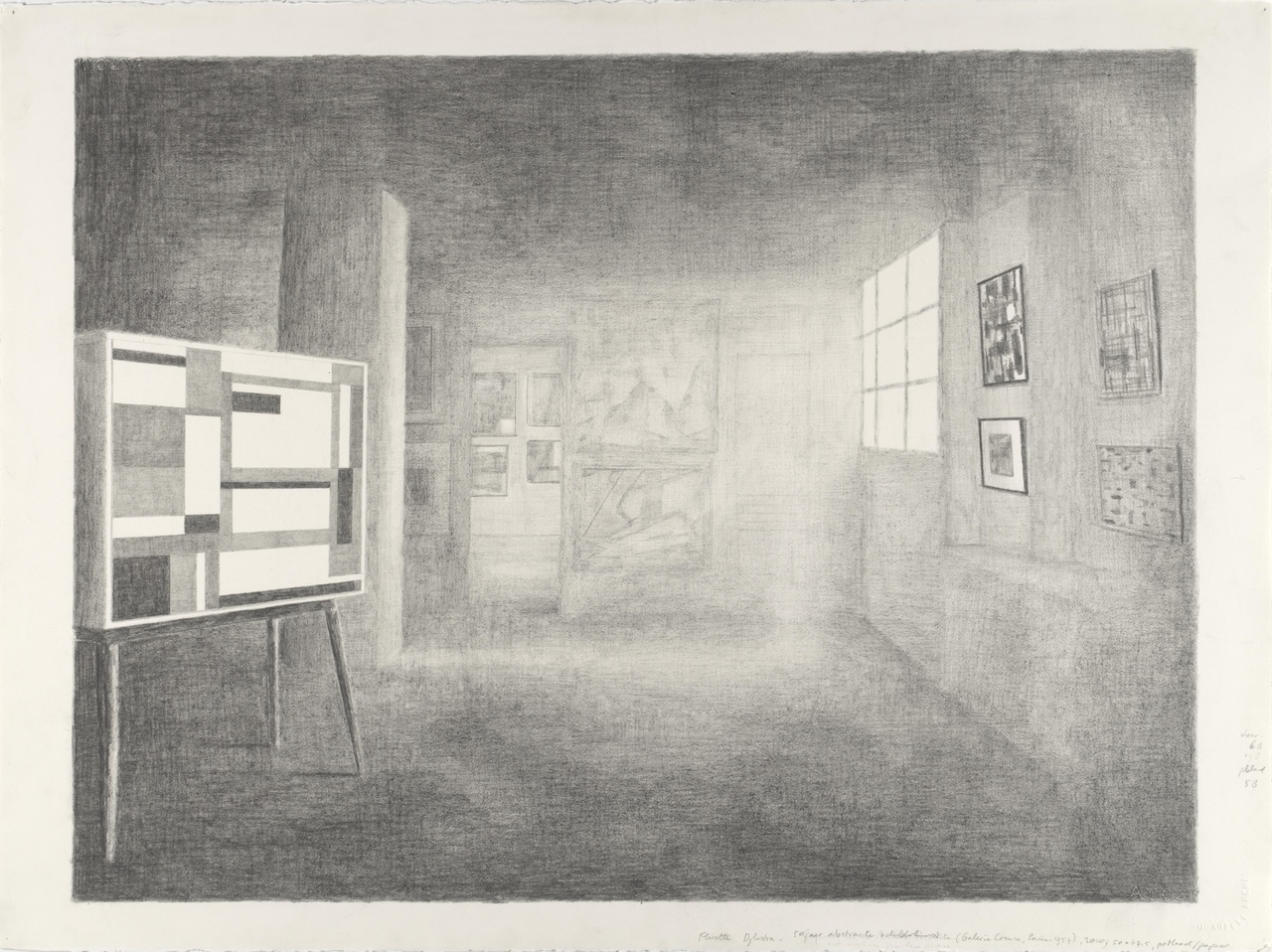 Tentoonstelling 50 jaar abstracte schilderkunst, Galerie Creuze, Parijs, 1957