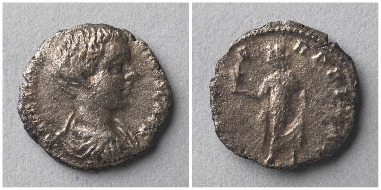 Denarius, Romeinse keizerlijke munt, Caracalla, caesar (196-197)