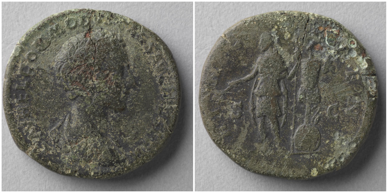 Sestertius, Romeinse keizerlijke munt, Commodus (caesar)