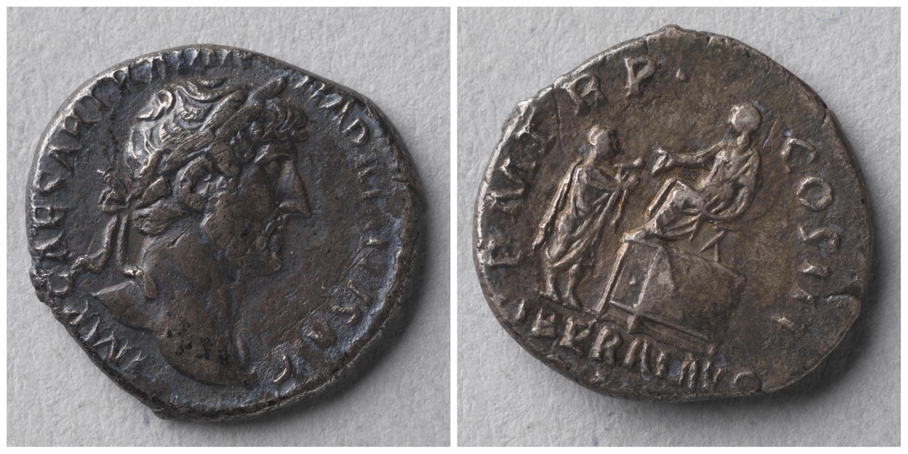 Denarius, Romeinse keizerlijke munt, Hadrianus (117-138)