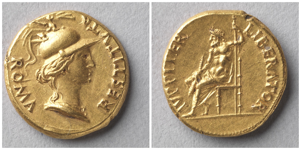 Aureus, Romeinse autonome munt, Galba
