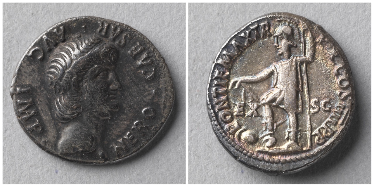 Denarius, Romeinse keizerlijke munt, Nero (54-68)