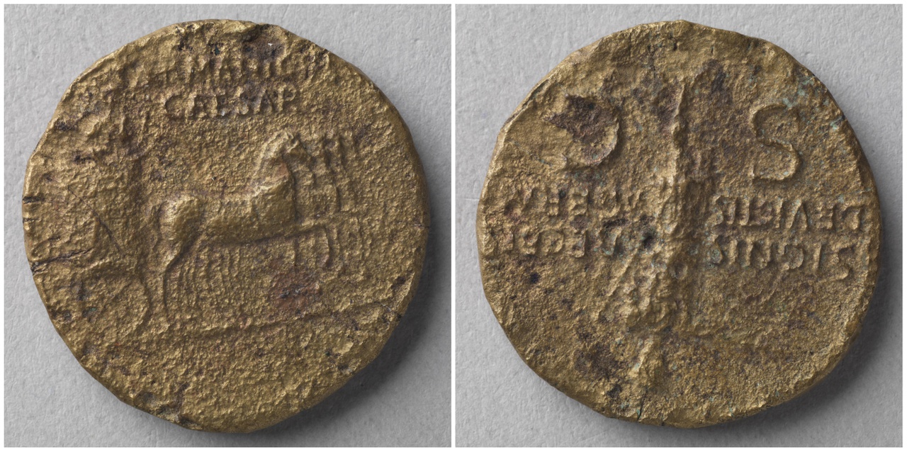 Dupondius, Romeinse keizerlijke munt, Tiberius (14-37)