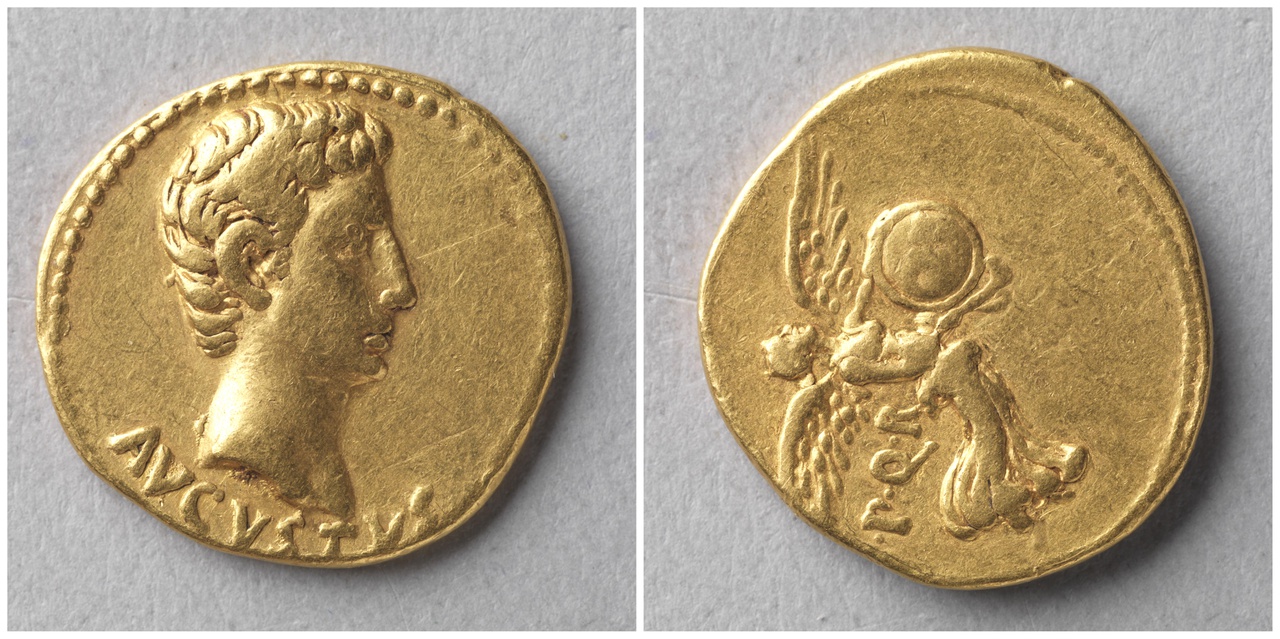 Aureus, Romeinse keizerlijke munt, Augustus (27 v. Chr.- 4 n. Chr.)