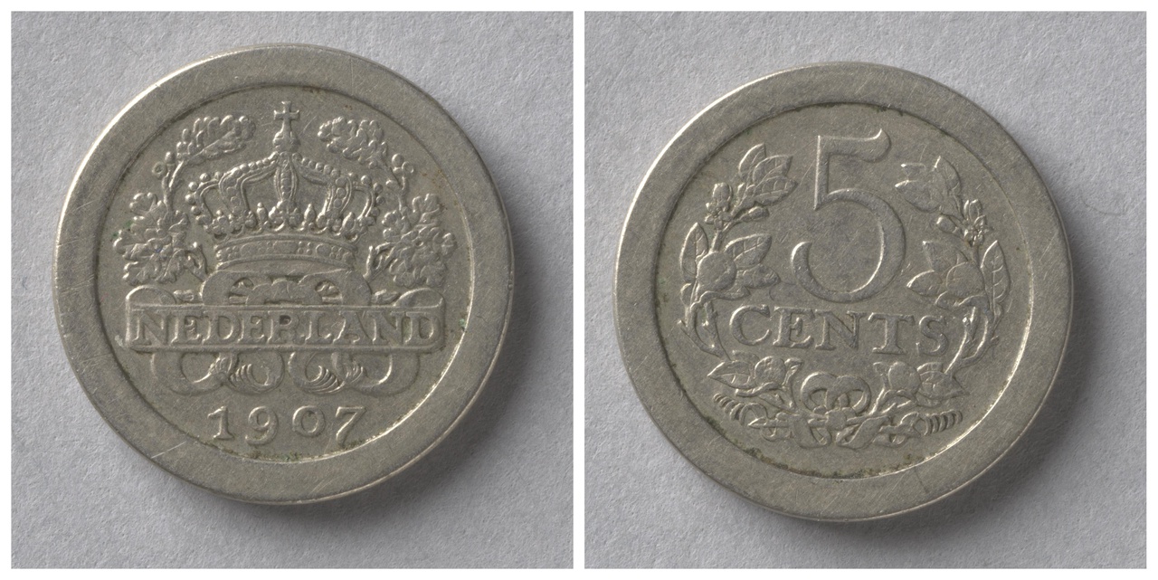 5 cents, Koninkrijk der Nederlanden