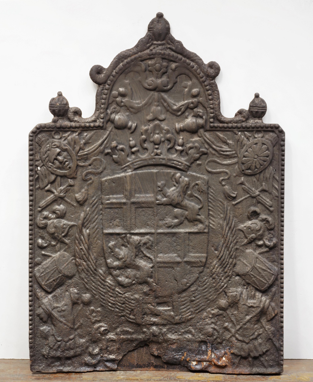 Haardplaat met wapen van provincie Utrecht