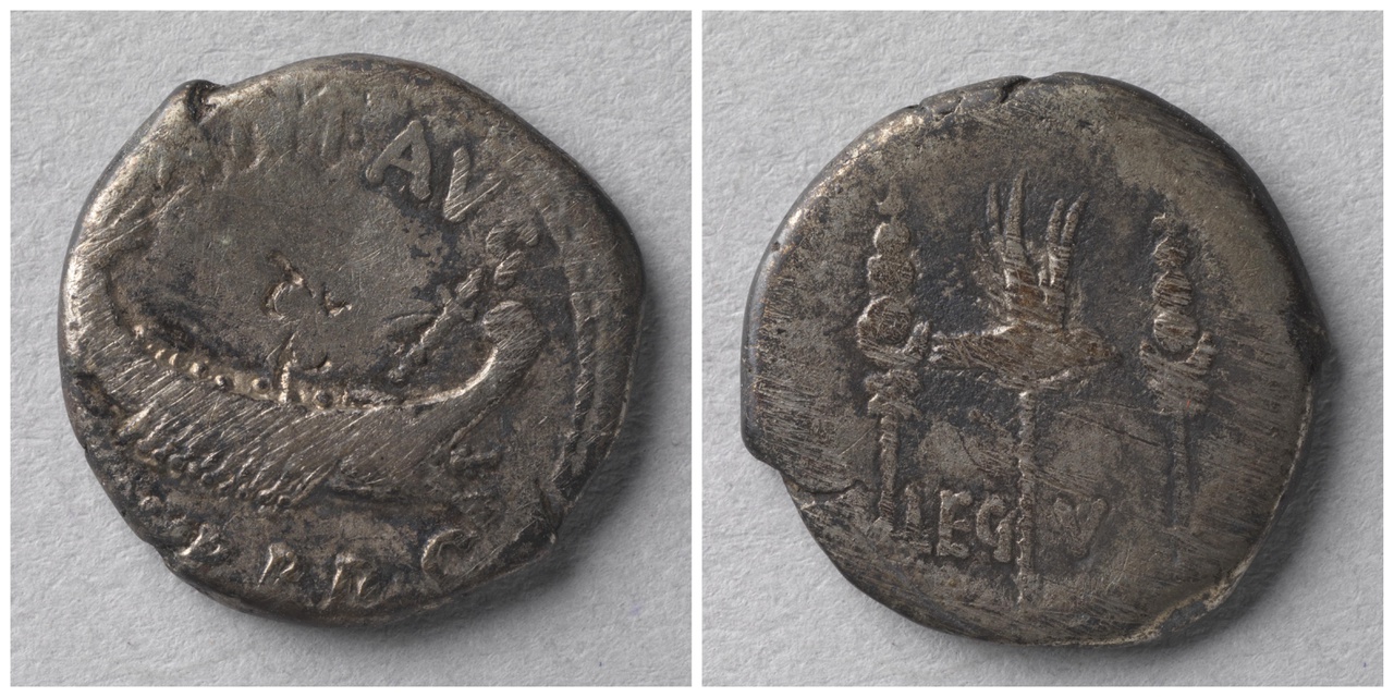 Denarius, Romeinse munt, Republiek, Marcus Antonius