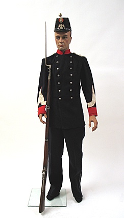 Uniform van een korporaal der infanterie van de Utrechtse schutterij