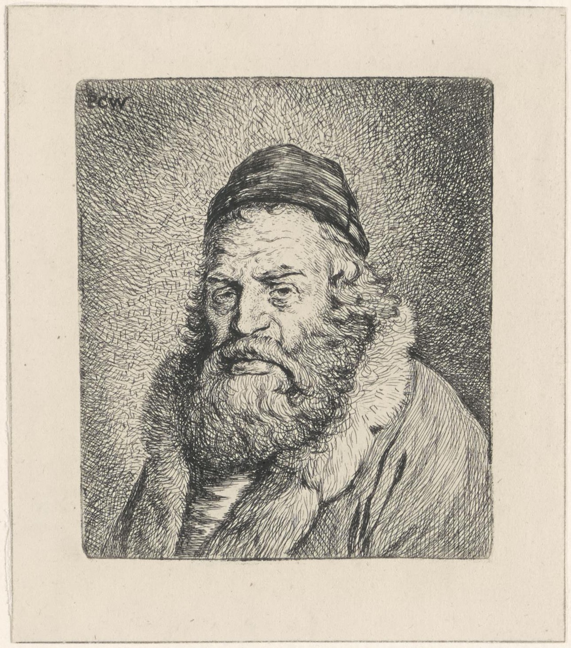 Portret van Mozes Ben Isaac Edrehi (1771-na 1842)