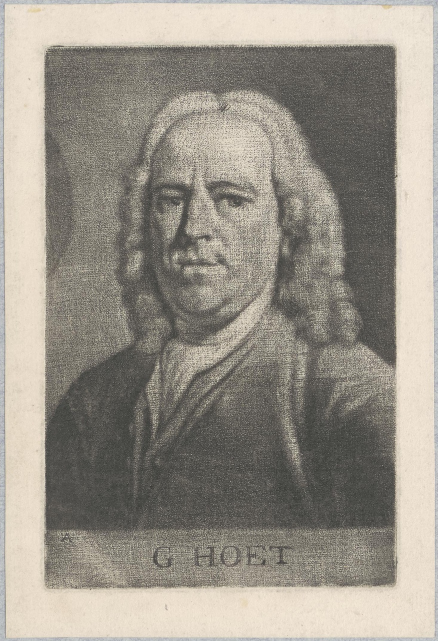 Portret van Gerard Hoet II (ca.1690-1760)