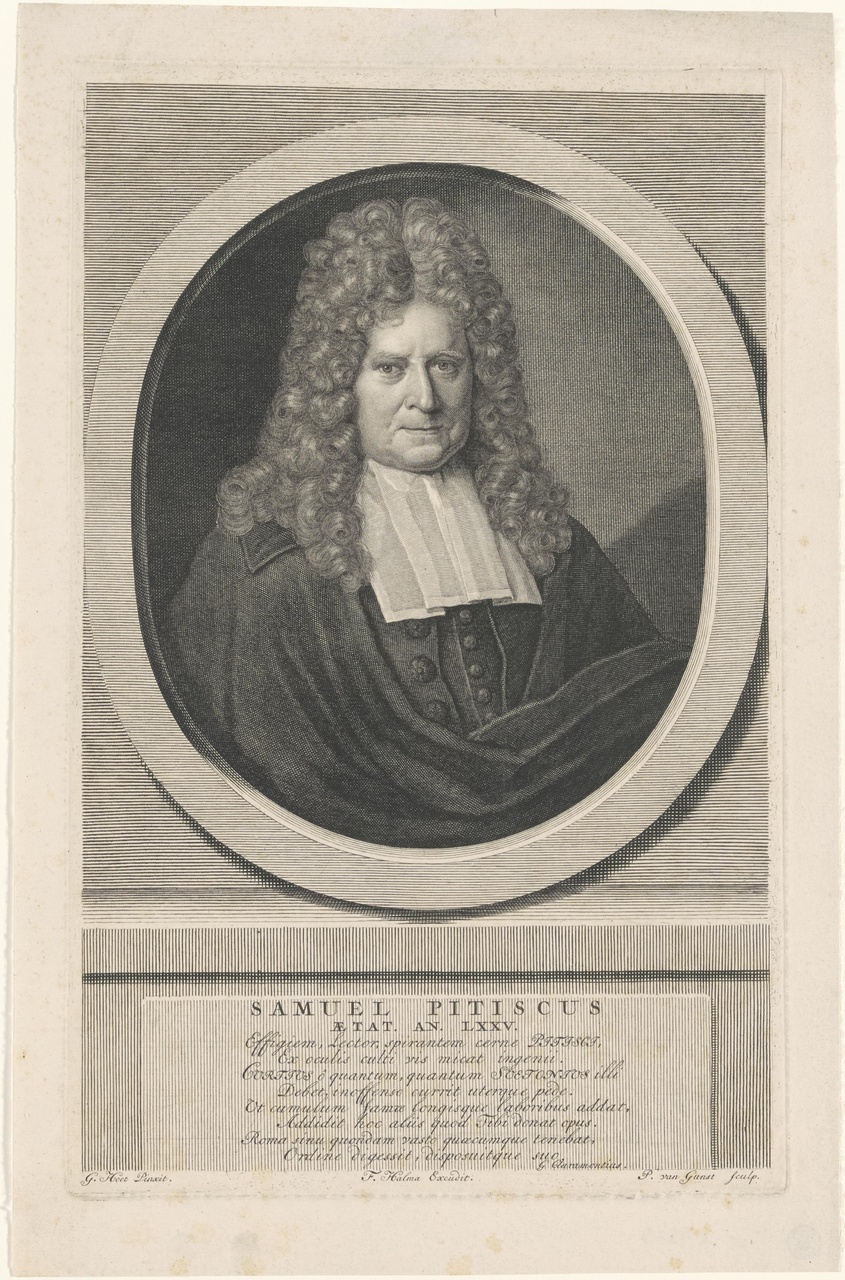 Portret van Samuel Pitiscus (1636-1727)