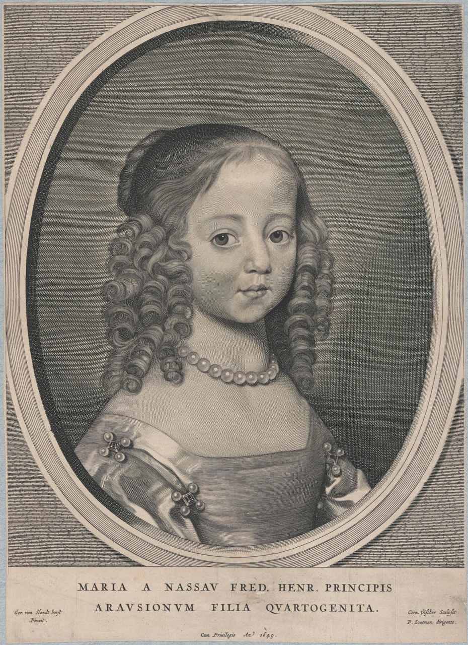 Portret van Maria van Oranje-Nassau (1638-1688)