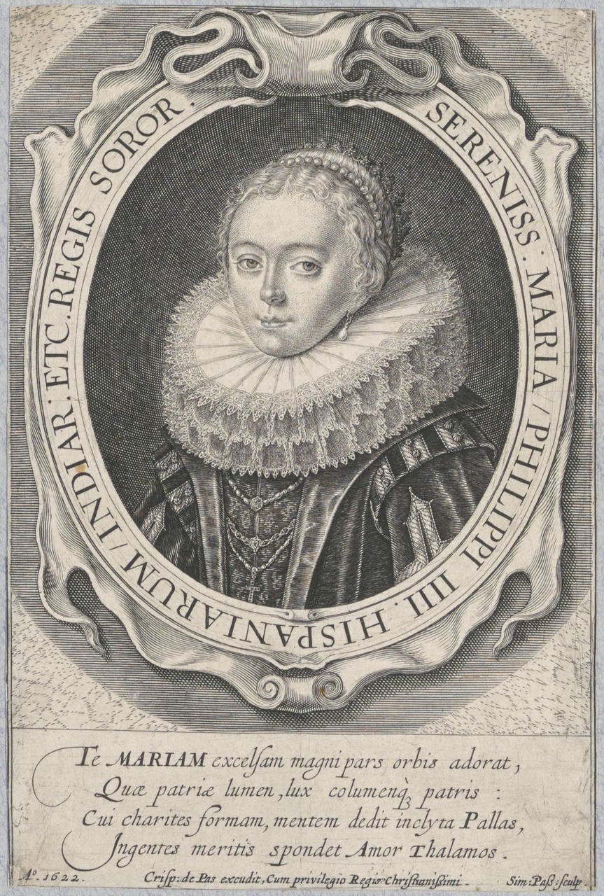 Portret van Maria Anna van Habsburg (1606-1646)