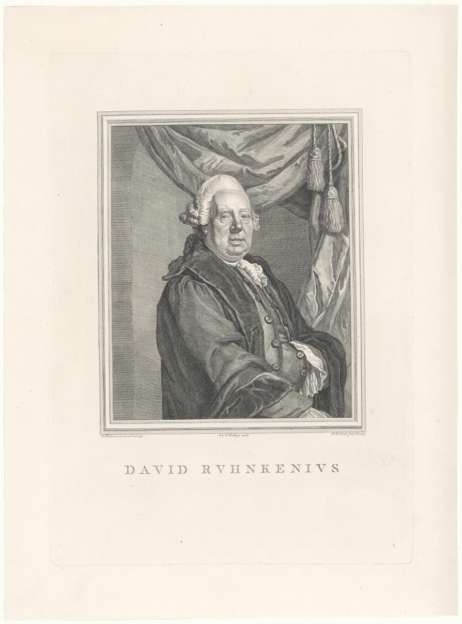 Portret van David Ruhnkenius (1732-1797)