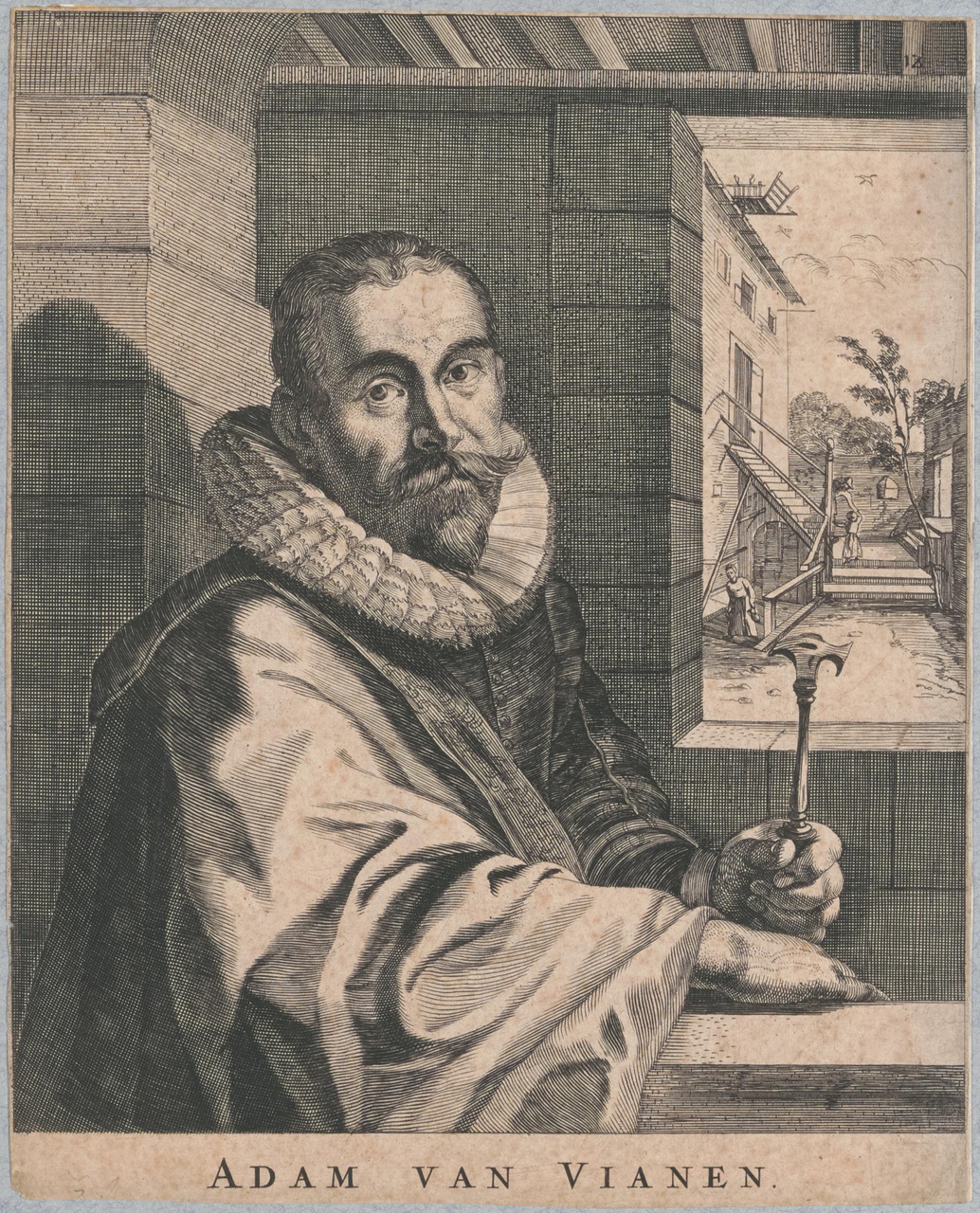 Portret van Adam van Vianen (1568/69-1627)